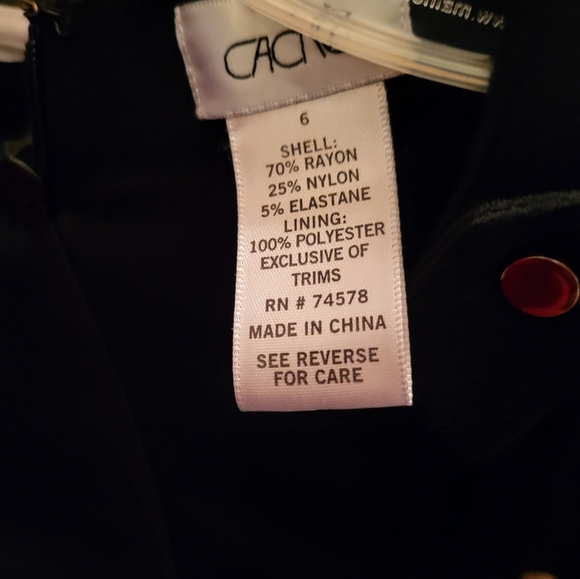 Black Cache wrap dress Size 6 - Picture 3 of 4